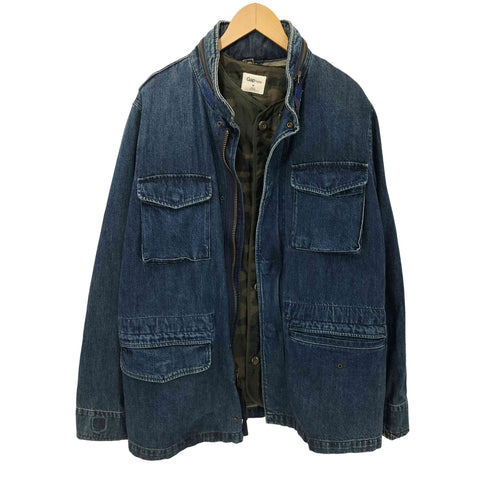 ギャップ Gap M-65 ウッドランドカモ ライナー付き デニム ジャケット メンズ import:M