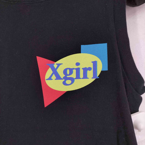 エックスガール X-girl PLANE SHAPES LOGO TANK DRESS レディース 1