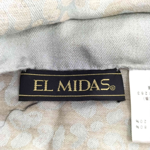 EL MIDAS シルク混カシミヤストール レディース