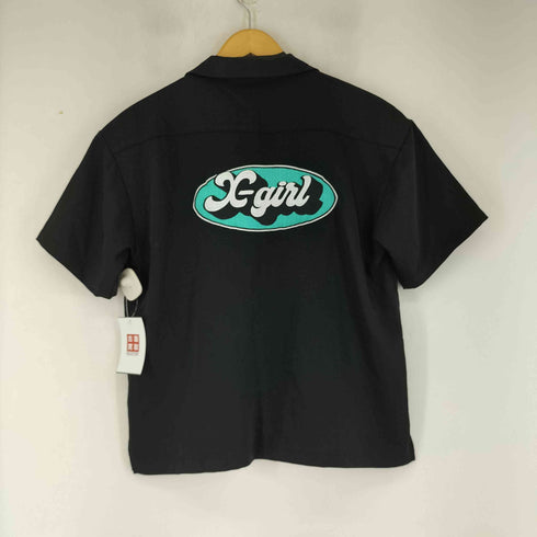 エックスガール X-girl OVAL LOGO S/S カジュアルシャツ レディース 1