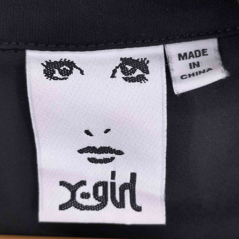 エックスガール X-girl OVAL LOGO S/S カジュアルシャツ レディース 1
