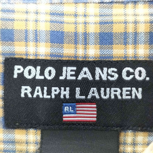 ポロジーンズカンパニーラルフローレン POLO JEANS COMPANY RALPH LAUREN L/S チェックシャツ メンズ JPN:L