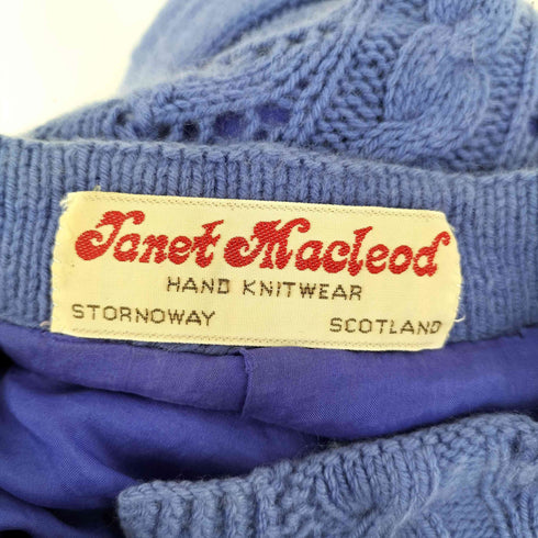 Janet Macleod スコットランド製 カシミヤ カーディガン スカート セットアップ レディース