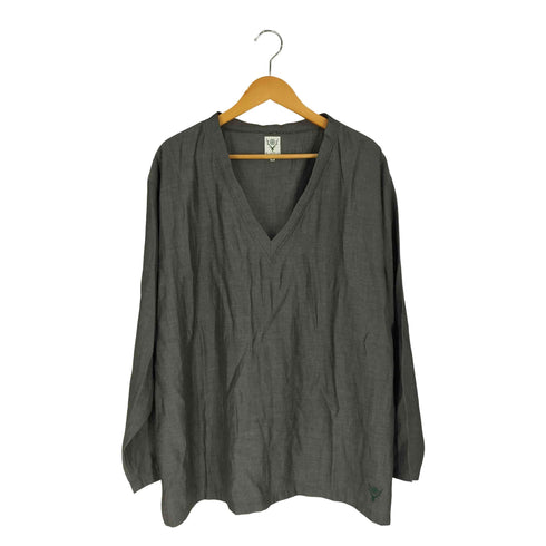 サウスツーウェストエイト SOUTH2 WEST8 Side Slit V Neck Shirt メンズ JPN:M