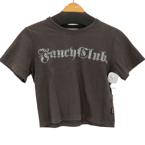 fancy club スタッズ装飾S/S Tシャツ Y2K レディース