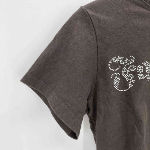 fancy club スタッズ装飾S/S Tシャツ Y2K レディース