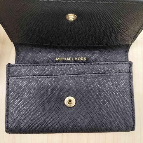 マイケルコース Michael Kors ロゴプレート 二つ折り カードケース 名刺入れ レディース
