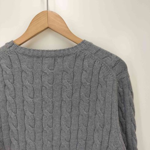 ブルックスブラザーズ BROOKS BROTHERS ロゴ刺しゅう ケーブルコットンニット メンズ JPN:M