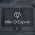 ville despoir 4ポケット カウレザー スタンドカラー コート メンズ JPN:L