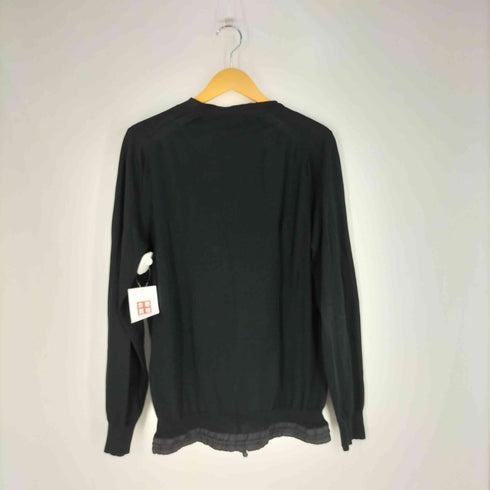 サカイ Sacai 14AW 裾ドローコードコットンニットカーディガン メンズ JPN:2