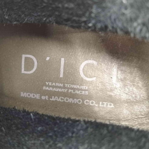 D.ICI MODE ET JACOMO ディッシィ モードエジャコモ シボ革 レザー ショート ブーツ レディース 22 1/2
