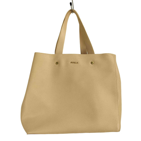 フルラ FURLA シボ革 レザートートバッグ レディース