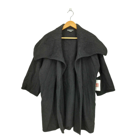 ヴィンス VINCE リブ襟 ウールカーディガンコート レディース import:L