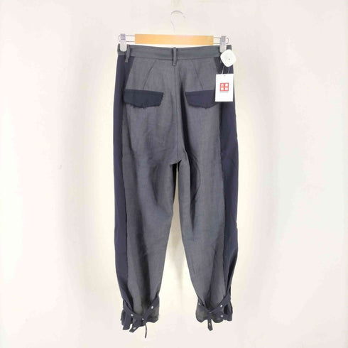 レイビームス Ray BEAMS ベルト バイカラー パンツ レディース JPN:1