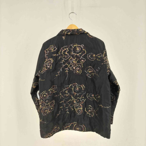 刺繍パテッドジャケット レディース