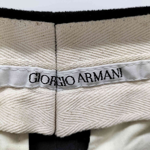 ジョルジオアルマーニ Giorgio Armani ベロア2タックスラックスパンツ メンズ 44