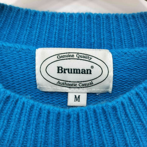 BRUMAN ウール クルーネックニット メンズ import:M