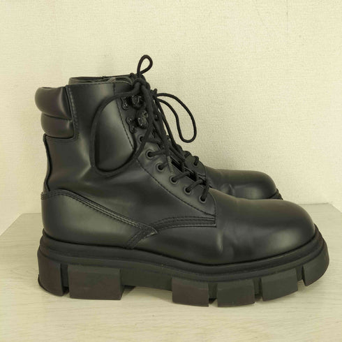 ザラ ZARA レザー レースアップ ブーツ メンズ 44