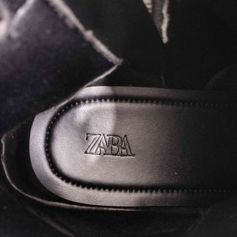 ザラ ZARA レザー レースアップ ブーツ メンズ 44