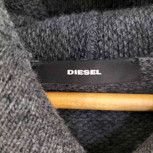 ディーゼル DIESEL ニットガウンコート レディース import:L
