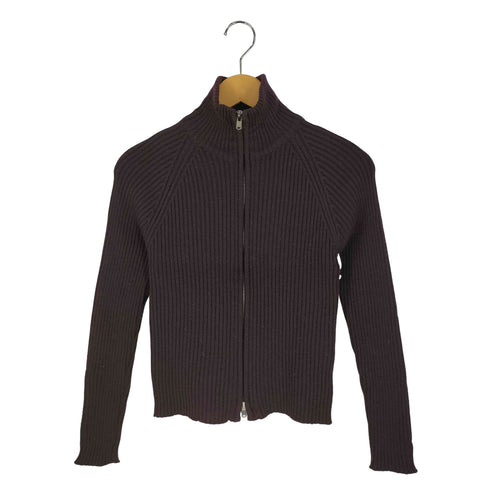シップス SHIPS イタリア製 MERINO WOOL ダブルジップ ウール ドライバーズニット レディース import:S
