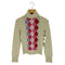 エクスプレス EXPRESS 100% CASHMERE アーガイル タートルネック ニット レディース import:S