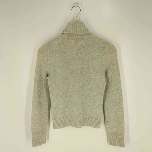 エクスプレス EXPRESS 100% CASHMERE アーガイル タートルネック ニット レディース import:S