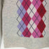 エクスプレス EXPRESS 100% CASHMERE アーガイル タートルネック ニット レディース import:S