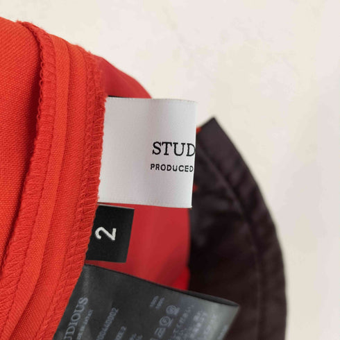 ステュディオス STUDIOUS センタープレスストレートパンツ レディース JPN:2
