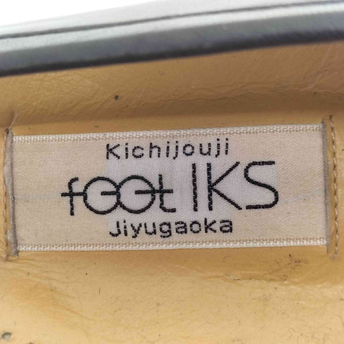 foot Iks ストラップ スクエアトゥ レザー ローファー レディース 241/2