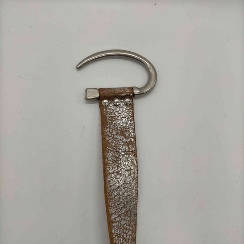 HAND MADE 本革 レザー 牙 バックル ベルト メンズ