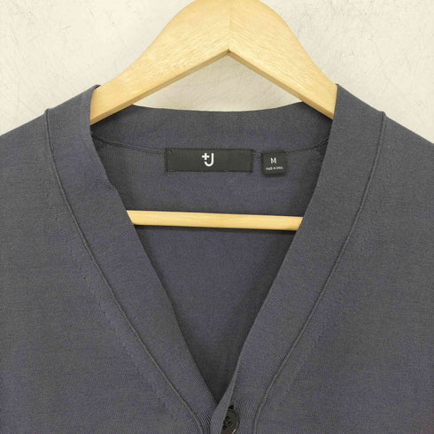 ユニクロプラスジェイ UNIQLO+J シルクコットン Vネックカーディガン メンズ JPN:M