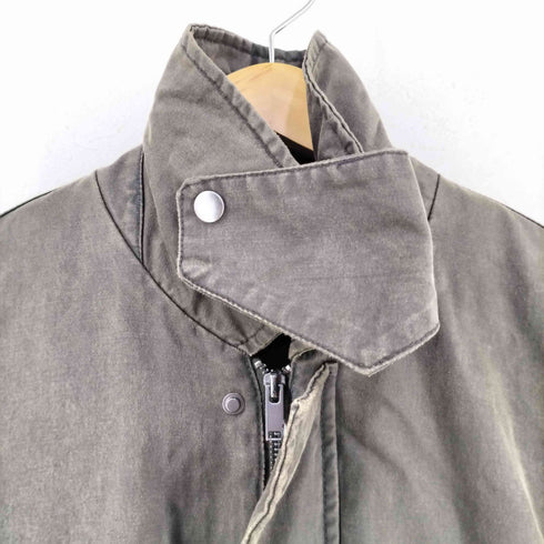 ザラ ZARA ウォッシュド ワックスフィニッシュジャケット メンズ import:L