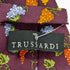 トラサルディ TRUSSARDI イタリア製 フルーツ ブドウ 総柄 シルク ネクタイ メンズ