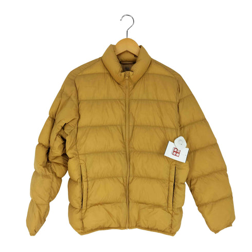 ユニクロ UNIQLO ULTRA LIGHT DOWN ウルトラ ライト ダウンジャケット マスタード メンズ JPN:M