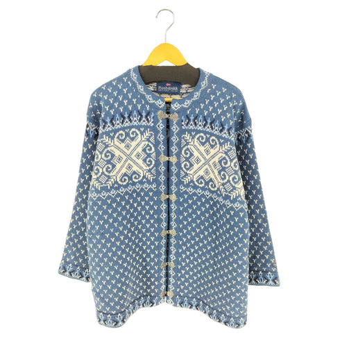 nordstrikk ノルディック柄カーディガン レディース import:L