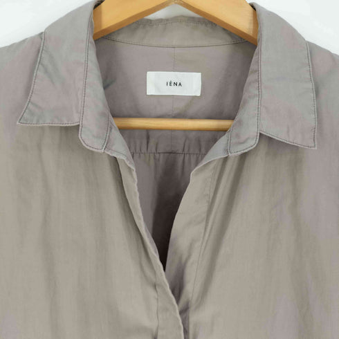 イエナ IENA コットンシルクロングシャツワンピース レディース JPN:38