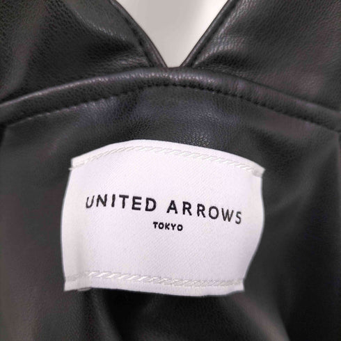 ユナイテッドアローズ UNITED ARROWS レザーライク サロペット パンツ レディース 38