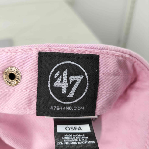フォーティセブンブランド 47 BRAND MLBチームロゴ刺繍 6パネルキャップ レディース FREE