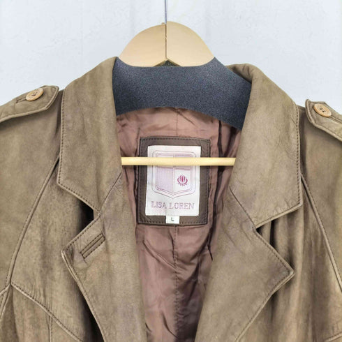 LISA LOREN レザーコート レディース import:L