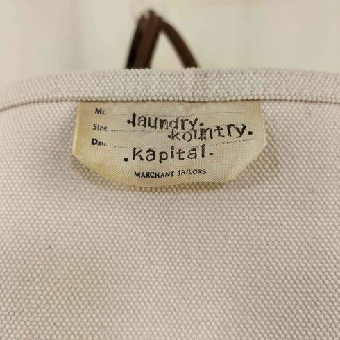 キャピタル KAPITAL LAUNDRY KOUNTRY キャンバス トートバッグ メンズ