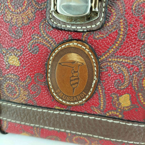 トラサルディ TRUSSARDI 総柄ミニボストンバッグ レディース