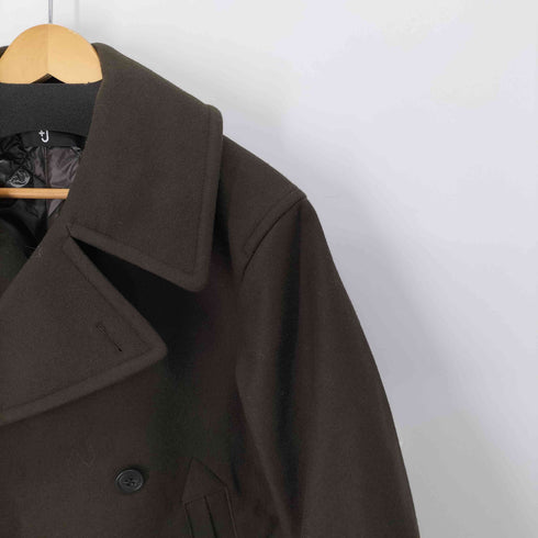 ユニクロプラスジェイ UNIQLO+J ウールブレンドオーバーサイズピーコート メンズ JPN:XS