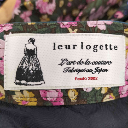 ルールロジェット leur logette 花柄 カラフルフレアスカート レディース JPN:2