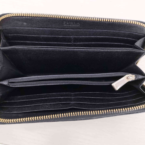 フルラ FURLA レザー ラウンドファスナー 長財布 レディース
