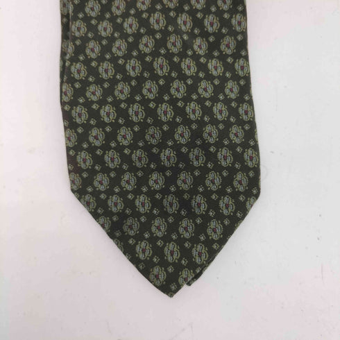 ジョルジオアルマーニ Giorgio Armani イタリア製 総柄 シルク ネクタイ メンズ