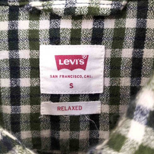 リーバイス Levis チェック 半袖 シャツ メンズ import:S