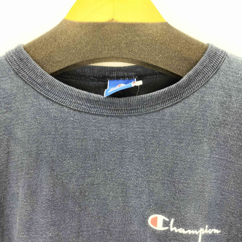 チャンピオン Champion 90S USA製 青刺繍タグ ロゴプリントTシャツ メンズ JPN:XL