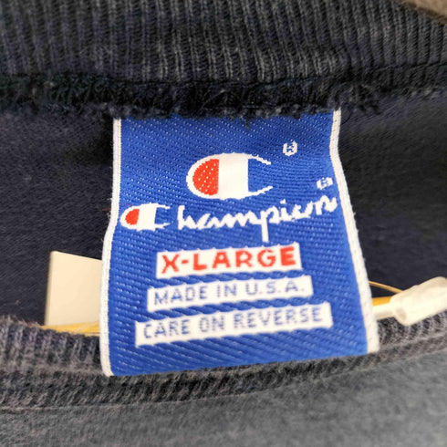 チャンピオン Champion 90S USA製 青刺繍タグ ロゴプリントTシャツ メンズ JPN:XL