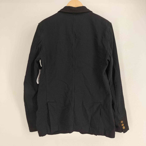 コムデギャルソンオムドゥ COMME des GARCONS HOMME DEUX AD2016 17SS ポリ ストライプ 2B カバーオールデザイン テーラードジャケット メンズ JPN:M